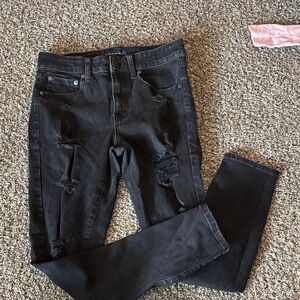 Aeropostale Black Skinny Jeans for Men